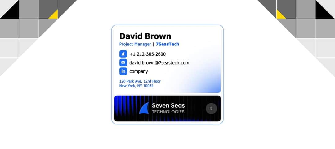 Email signature preview