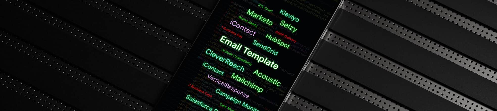 iPhone email mockup