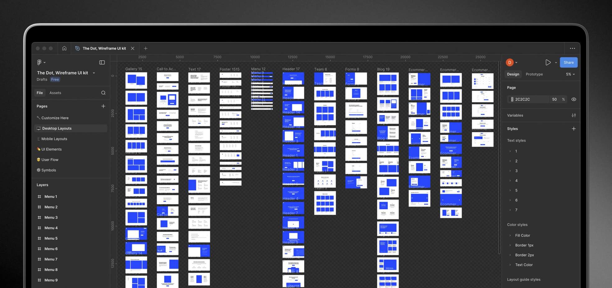 Modular email template design system