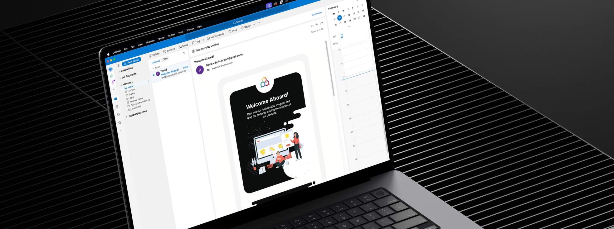 Outlook email template editor