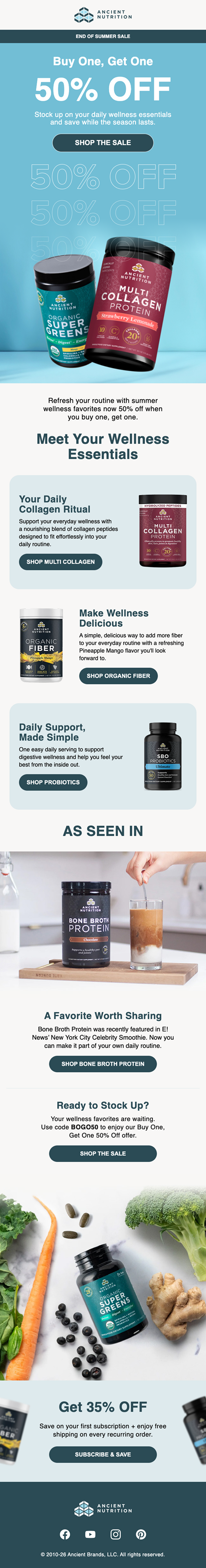 Email template example 11