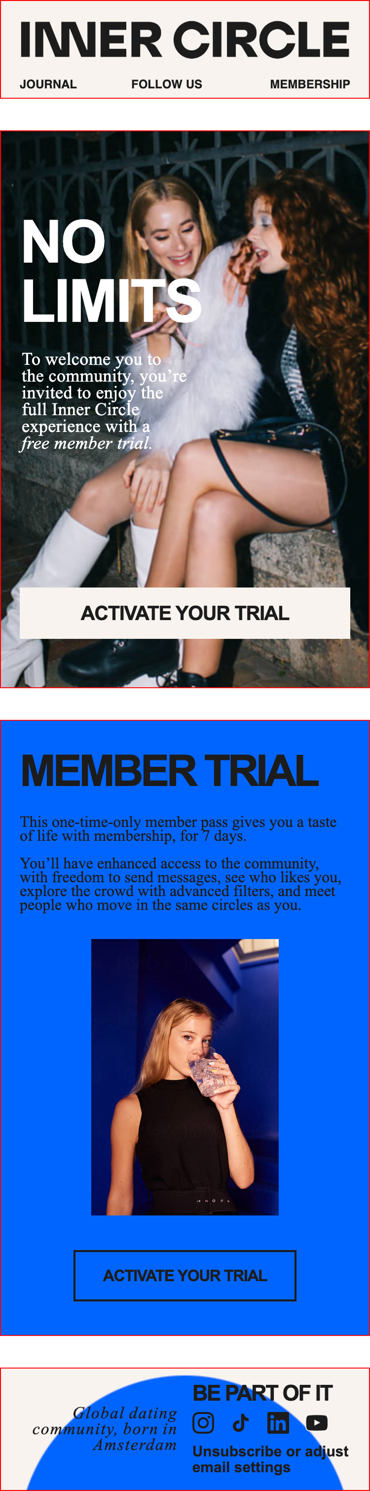 Email template mobile view