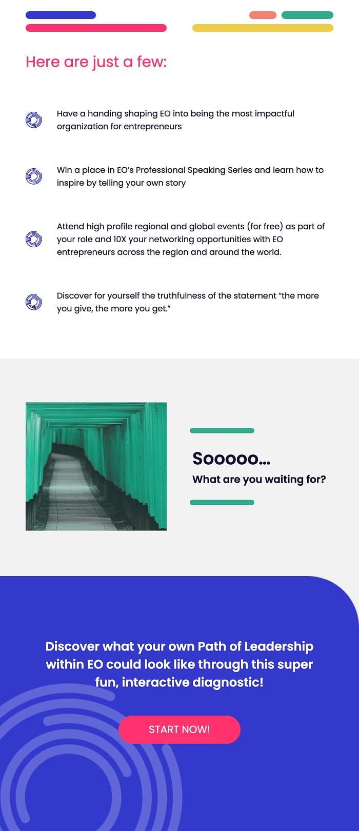 Email template desktop view
