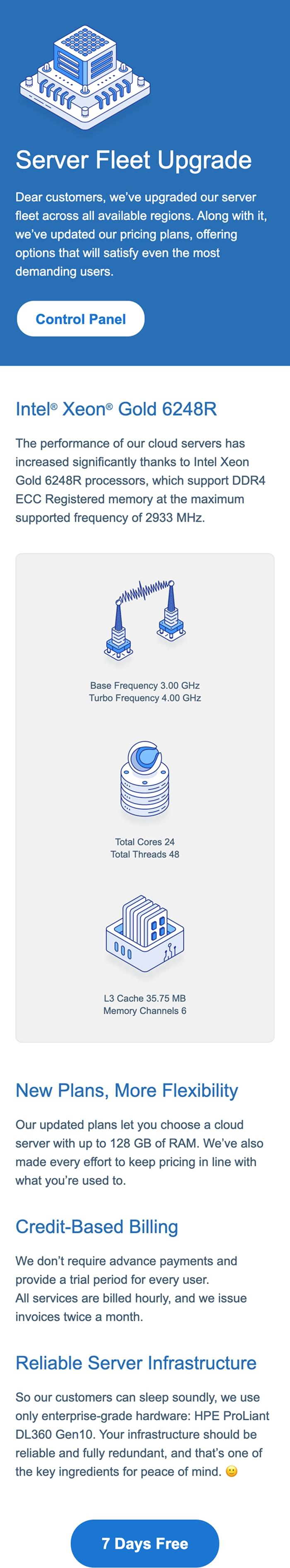 Email template mobile view
