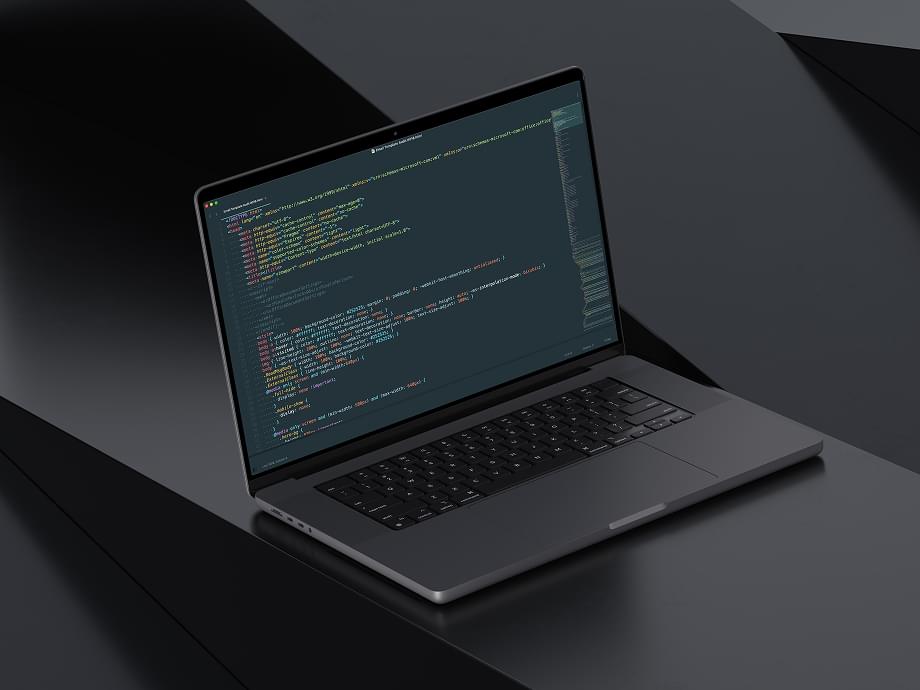 Email template audit on desktop Mac computer