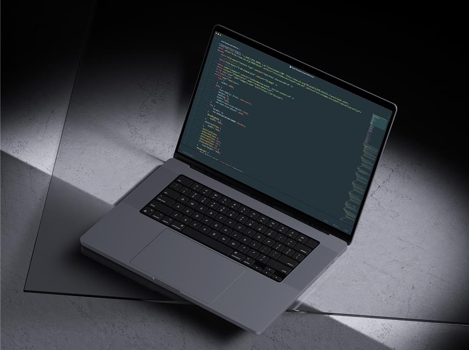 Email template audit displayed on desktop Mac